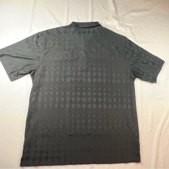 (brand unknown) Playdry -XL -Men’s Golf Shirt -Polo - Black with Diamond Texture - Picture 7 of 14